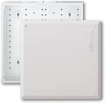 Leviton 47605-140 SMC Structured Media Enclosure with Cover, 14-Inch, White