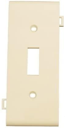 Leviton PSC1-I 1-Gang Toggle Device Switch Wallplate, Sectional, Thermoplastic Nylon