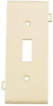 Leviton PSC1-I 1-Gang Toggle Device Switch Wallplate, Sectional, Thermoplastic Nylon