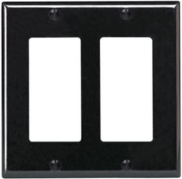Leviton R04-80409-00E Double Gang Wall Plate