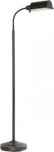 daylight24 402051-57 Natural Daylight Battery Operated Cordless Floor Lamp, Black Antique Brass
