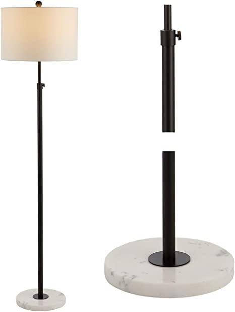 JONATHAN Y JYL3022B June 65" Adjustable Metal/Marble LED Floor Lamp, 1 Light