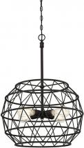 Westinghouse Lighting 6367900 Sierra Four-Light Indoor Chandelier, Matte Black Finish
