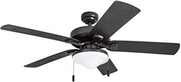 Honeywell 50512-01 Belmar Outdoor LED Ceiling Fan, 52", Bronze