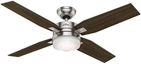 Hunter Mercado Indoor Ceiling Fan with LED Light and Remote Control