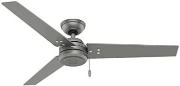Hunter Company 59262 Cassius 3 Blade 3 Speed Wooden Indoor Outdoor Contemporary Modern Ceiling Fan