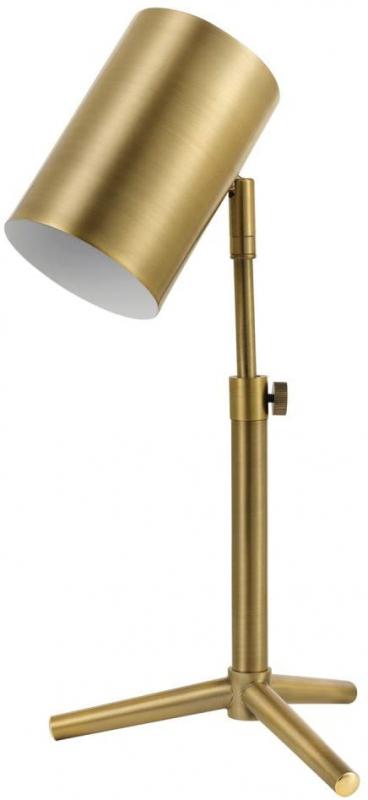 Globe Electric 52097 Pratt Desk Lamp, 18 in 1-Light, Brass
