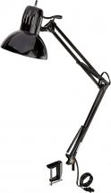 Globe Electric 56963 Metal Clamp-Swing Arm Multi-Joint Desk Lamp, 31.5", Black