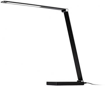 Monoprice WFH Multimode LED Desk Lamp - Black, with USB Charging, 7 Brightness Levels