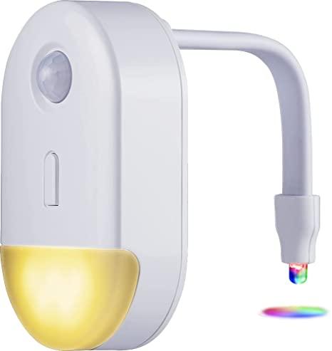 Energizer Toilet Night Light, 20-Color Changing LED Toilet Bowl Light