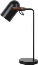 Decor Therapy Ira Black Adjustable Shade Desk Task Table Lamp, (TL23927)