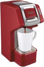 Hamilton Beach 49945 FlexBrew Single-Serve Coffee Maker Compatible with Pod Packs and Grounds, Red