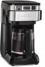 Hamilton Beach Programmable Coffee Maker, 12 Cups, Front Access Easy Fill, Pause & Serve