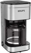 Krups Simply Brew Family Drip Coffee Maker, 10-cup, Black & Stainless Steel