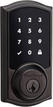Kwikset 99150-003 SmartCode 915 Touchscreen Electronic UL Deadbolt with Smart Key, Venetian Bronze
