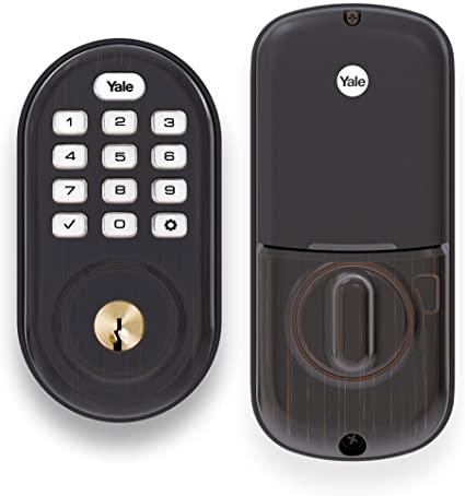 Yale Assure Lock Push Button Deadbolt, Amazon Key Edition
