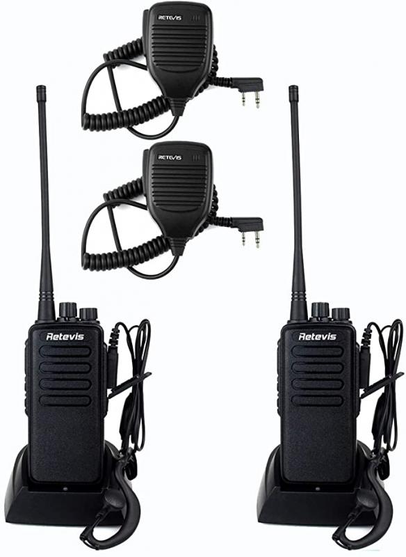 Retevis RT1 Two Way Radios Long Range Rechargeable,Heavy Duty 2 Way Radio for Adults