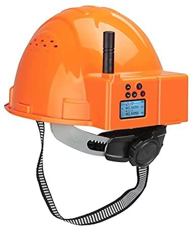 Retevis RA16 Hard Hat Walkie Talkie,Vented Hard Hat with Light, 3800mAh, Hands Free