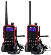 Retevis RT5 2 Way Radios Long Range, High Power Dual Band Reachargeable