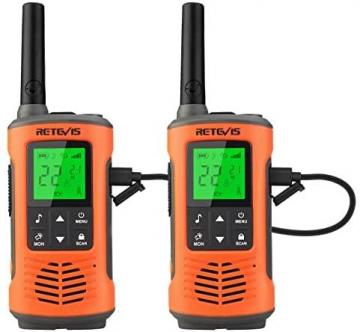Retevis RT45P Waterproof Walkie Talkies IP67, Rechargeable Two Way Radio for Adults