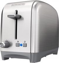 BLACK+DECKER TR2400SD 2-Slice Extra Wide Slot Toaster, Classic, Stainless Steel,