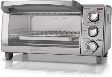 BLACK+DECKER TO1760SS 4-Slice Toaster Oven with Natural Convection, Stainless Steel