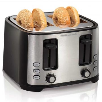 Hamilton Beach Extra Wide Slot Toaster with Defrost and Bagel Functions Shade Selector