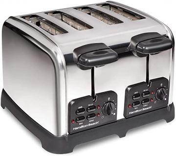 Hamilton Beach 24782 Toaster with Wide Slots, Sure-Toast Technology, Bagel & Defrost Settings