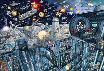 Buffalo Star Wars - Search Inside: Death Star - 2000 Piece Jigsaw Puzzle with Hidden Images