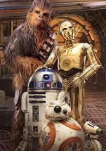 Buffalo Star Wars - Chewbacca and The Droids - 300 Large Piece Jigsaw Puzzle