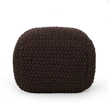 Christopher Knight Home 313891 Pouf, Brown