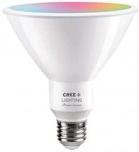Cree Lighting Connected Max Smart LED Bulb PAR38 Outdoor Flood Tunable White + Color Changing