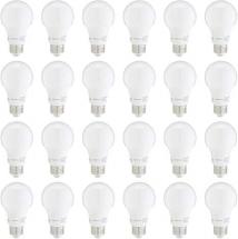 Amazon Basics 60W Equivalent, Soft White, Non-Dimmable, 10,000 Hour, A19 LED Bulb, 24pk