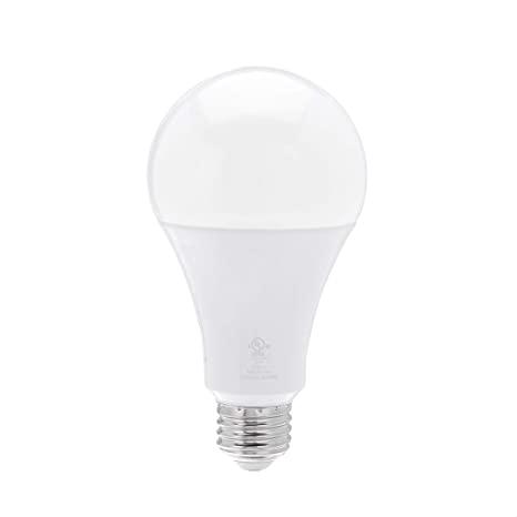 AmazonCommercial 125 Watt Equivalent, 25000 Hours, Dimmable, 2000 Lumens, Soft White