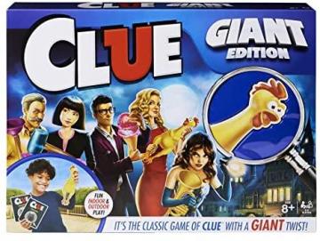 Spin Giant Clue Classic Mystery Party Retro Board Game with a Big Twist: Large Rooms