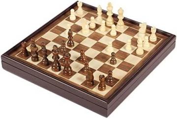 Spin Legacy Deluxe Chess & Checkers Set, Classic Two Player Game Includes Folding Board