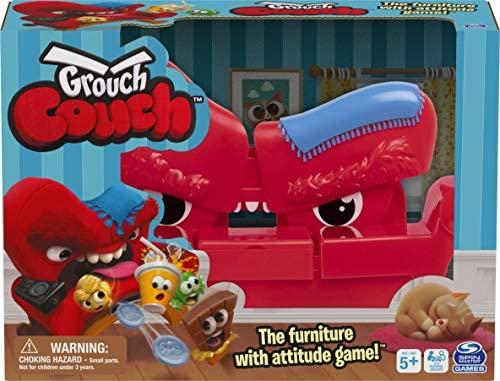 Spin Grouch Couch, Furniture with Attitude Popular Funny Fast-Paced Board Game with Sounds