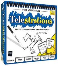 USAOPOLY Telestrations Original 8 Player, Family Board Game, A Fun Family Game