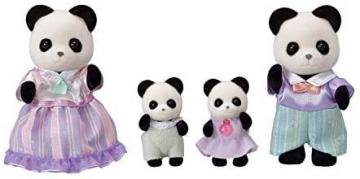 Calico Critters Pookie Panda Family, Dolls, Dollhouse Figures, Collectible Toys