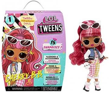 L.O.L. Surprise Tweens Cherry BB Fashion Doll with 15 Surprises, Pink Hair