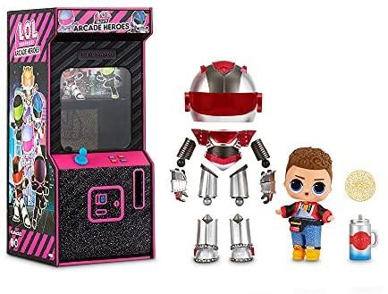 L.O.L. Surprise Boys Arcade Heroes Action Figure Doll with 15 Surprises