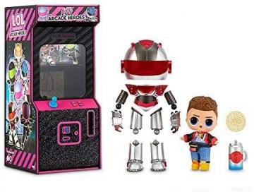 L.O.L. Surprise Boys Arcade Heroes Action Figure Doll with 15 Surprises