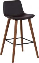 Armen Maddie Faux Leather Barstool, 26" Counter Height, Brown