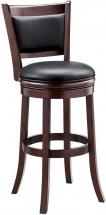 Ball & Cast Swivel Pub Height Barstool 29 Inch Seat Height Cappuccino Set of 1
