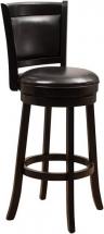 Christopher Knight Home Mallik Reconstituted Leather Swivel Armless Barstool, Espresso