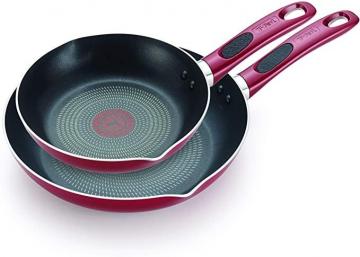 Tefal/T-fal B039S264 Excite ProGlide Nonstick Thermo-Spot Heat Indicator, 8 and 10.5” Fry Pan Set