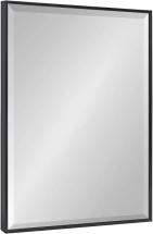 Kate and Laurel Rhodes Large Framed Decorative Rectangle Wall Mirror, Black