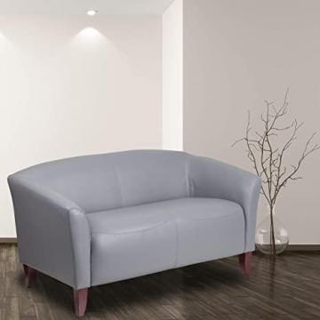 Flash Furniture HERCULES Imperial Series Gray LeatherSoft Loveseat