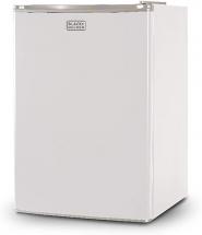 BLACK+DECKER BCRK25W Compact Refrigerator Energy Star Single Door Mini Fridge with Freezer, White