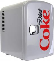 Koolatron Coca-Cola Diet Coke Portable 6 Can Thermoelectric Mini Fridge Cooler/Warmer